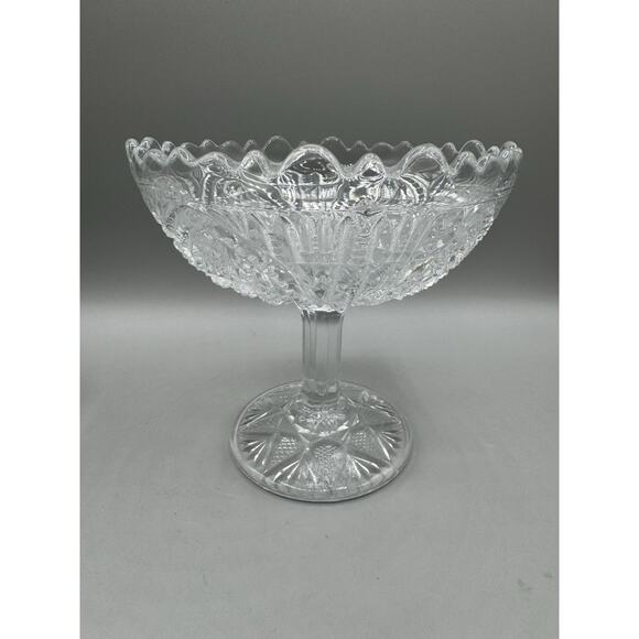 EPAG Compote Bowl Trinket Candy Dish Jewelry Nuts Set 2 Antique - Picture 7 of 9